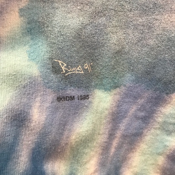 Grateful Dead 1995 Ski Your Face Off Mountain Tie Dye Long Sleeve Vintage Shirt - Picture 4 of 11